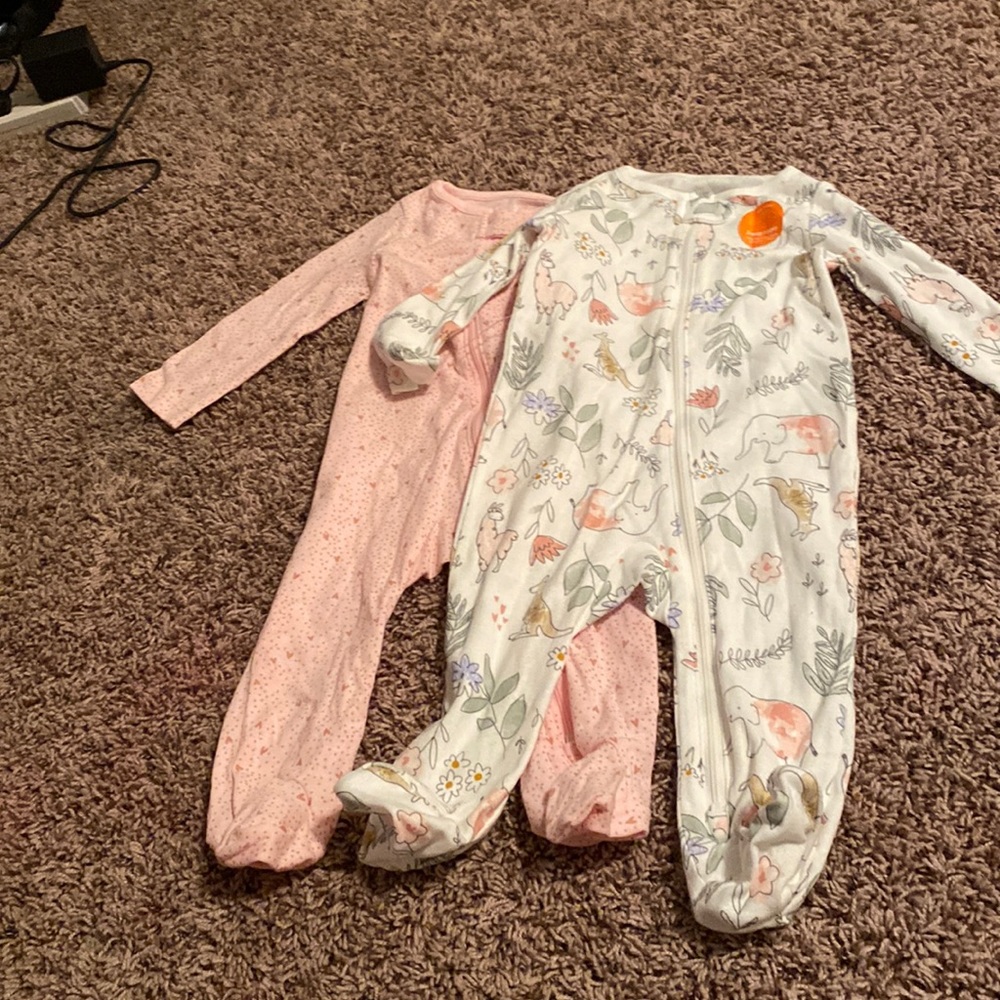 Girls pink sleeper